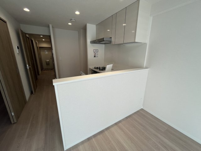 ビレッタ百道のキッチン|コンパクトなキッチンで掃除もラクラク