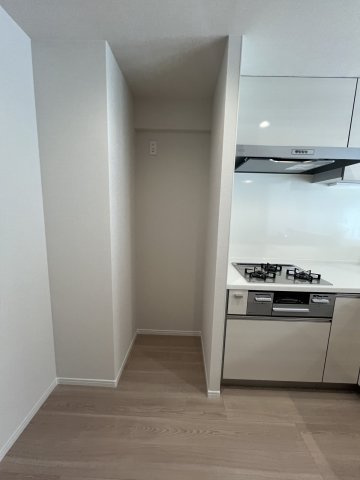 ビレッタ百道のキッチン|コンパクトなキッチンで掃除もラクラク