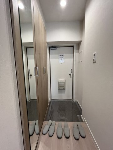 ビレッタ百道の玄関|明るい玄関です