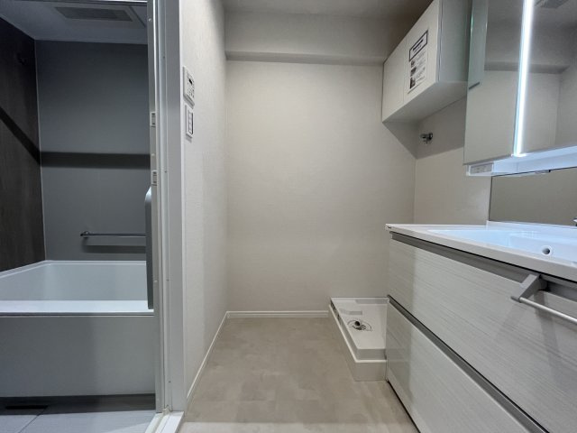 ビレッタ百道の独立洗面台|独立洗面化粧台が付いています