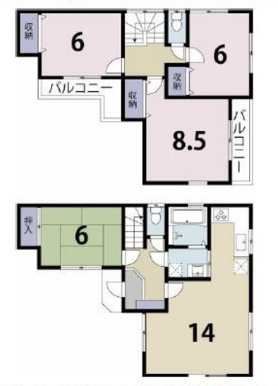 【間取り】 | 鴻巣市宮前　中古戸建