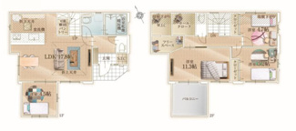 【間取り】 | 千葉市中央区仁戸名町　新築分譲住宅１号棟 | 千葉市中央区仁戸名町　１号棟　４LDK