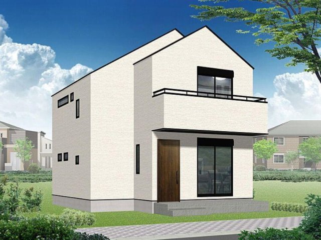 杉並区上高井戸3丁目　新築戸建の完成予想図|外観パース

現地ご見学希望・資料請求などお気軽にお問い合わせ下さい！
03-5990-5201