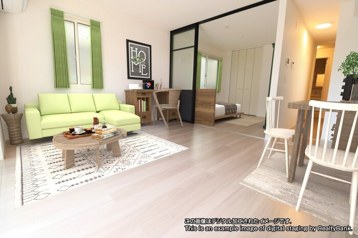 セジュール西台３の居間・リビング