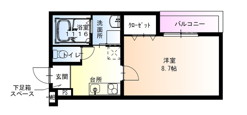 フジパレス堺長曽根町の間取り