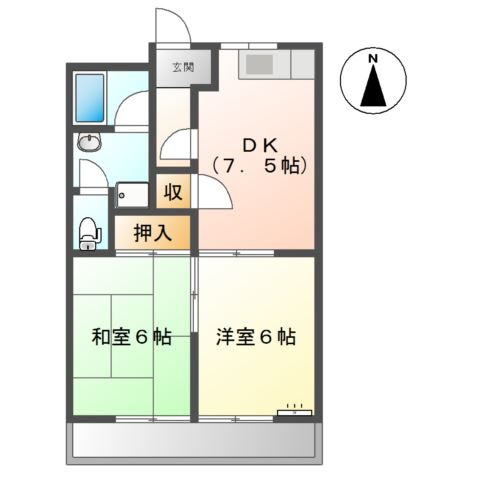 【間取り】 | リバティハイツ