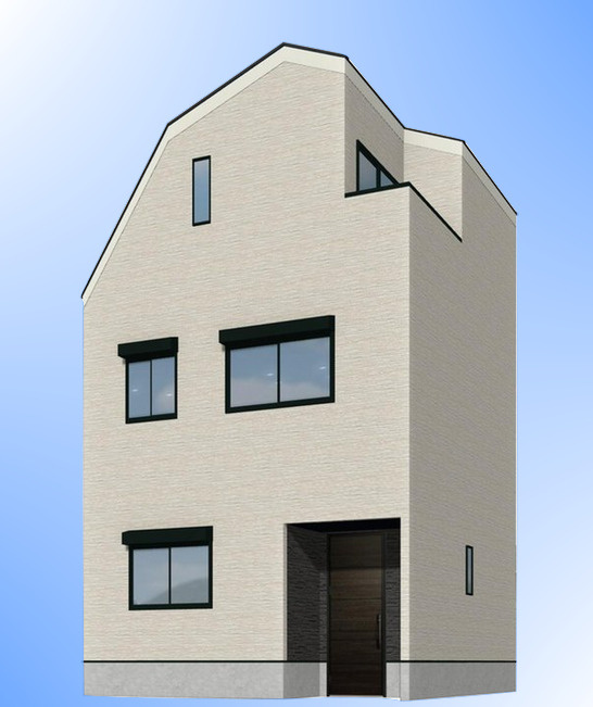 板橋区若木3丁目　準急停車駅　快適コンパクト住宅　限定1棟の外観パース