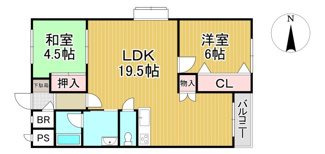 【間取り】 | コボリクラスタ花屋敷　5階