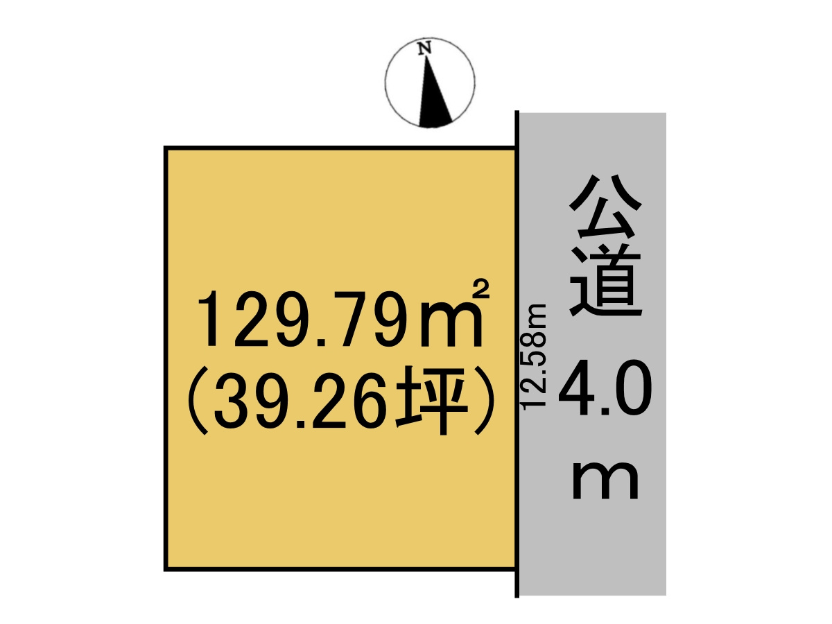 売土地　大垣市本今町　39.26坪の土地図