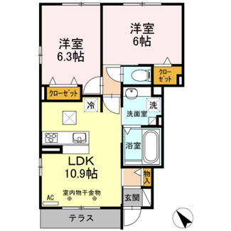 【間取り】 | フォレスト九西