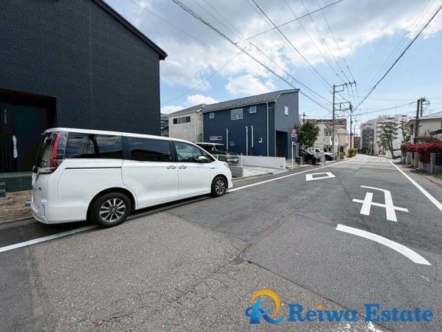 新築戸建　茅ヶ崎市緑が浜の前面道路含む現地写真
