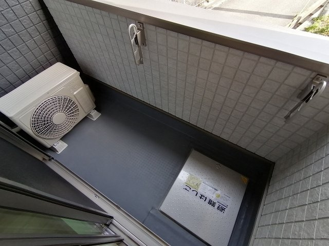 神戸市須磨区妙法寺字道正川のアパートのバルコニー|バルコニー