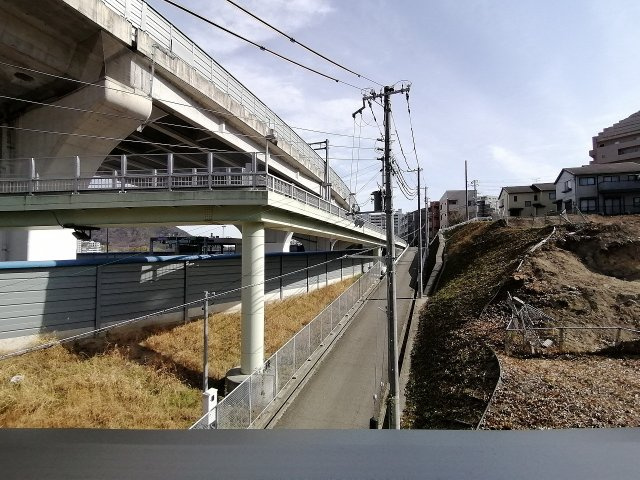 神戸市須磨区妙法寺字道正川のアパートの展望|眺望