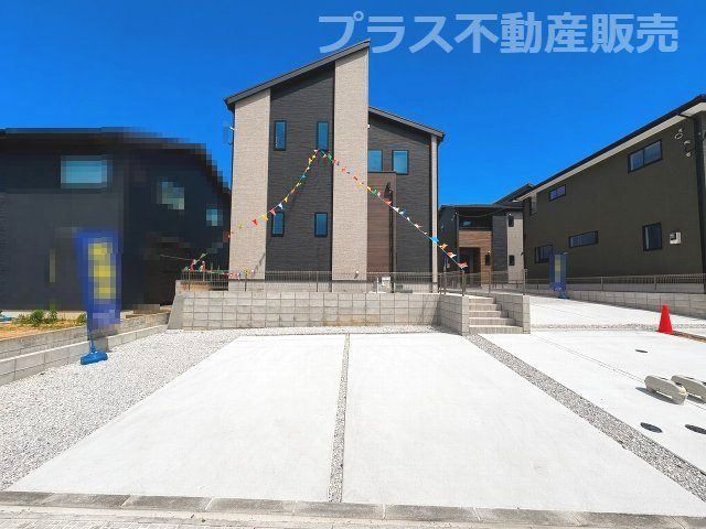【外観】 | 糟屋郡宇美町宇美中央1丁目3期　1号棟（全6棟）【仲介手数料無料・0円】 | 現地写真。プラス不動産販売なら、現場の全ての棟をまとめてご見学頂けます。