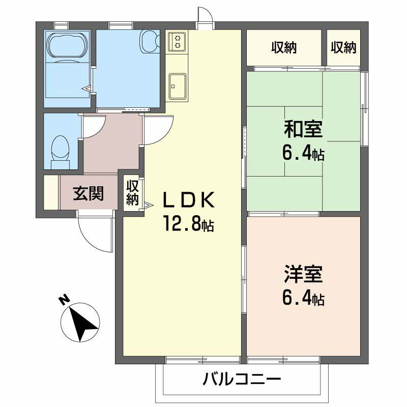 サンハイムⅢの間取り