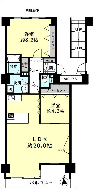 藤和ライブタウン西舞子の間取り