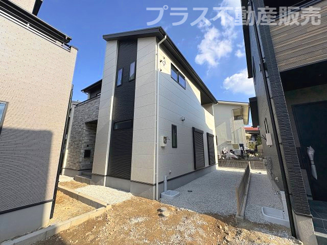 【外観】 | 糟屋郡宇美町宇美中央1丁目3期　2号棟（全6棟）【仲介手数料無料・0円】 | まもなく完成。ご内覧は可能です。ご見学はプラス不動産販売にお任せ下さい。