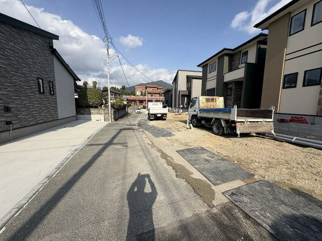 【その他】 | 糟屋郡宇美町宇美中央1丁目3期　号棟（全6棟）【仲介手数料無料・0円】 | 現地写真。前面道路です。