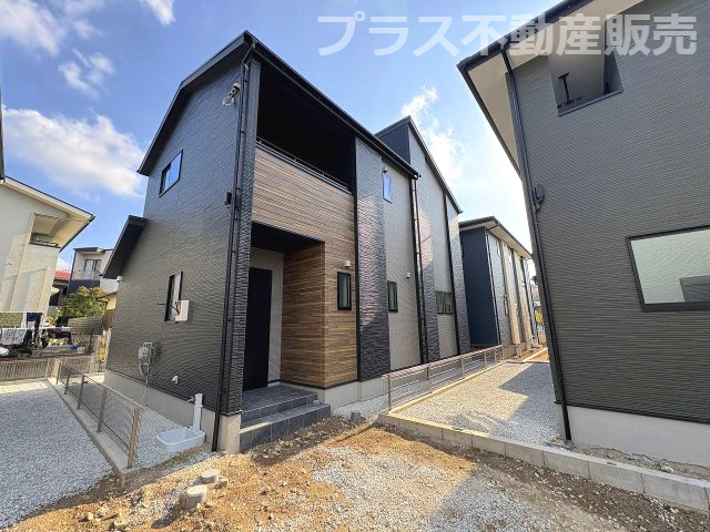 【外観】 | 糟屋郡宇美町宇美中央1丁目3期　号棟（全6棟）【仲介手数料無料・0円】 | まもなく完成。ご内覧は可能です。ご見学はプラス不動産販売にお任せ下さい。