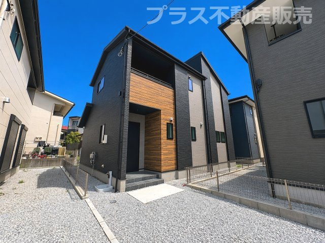【外観】 | 糟屋郡宇美町宇美中央1丁目3期　号棟（全6棟）【仲介手数料無料・0円】 | まもなく完成。ご内覧は可能です。ご見学はプラス不動産販売にお任せ下さい。