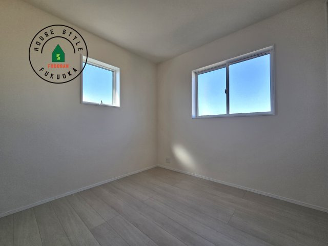 福津市西福間3丁目第1-2棟（1号棟）の内観：施工例|将来的に琉球畳を引きますこともできます。