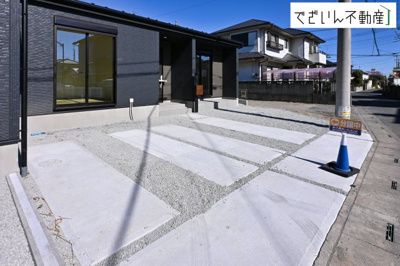 【駐車場】 | GRAFARE行田市矢場　【平屋】新築住宅 | ≪2号棟≫
現地(2026年2月撮影)