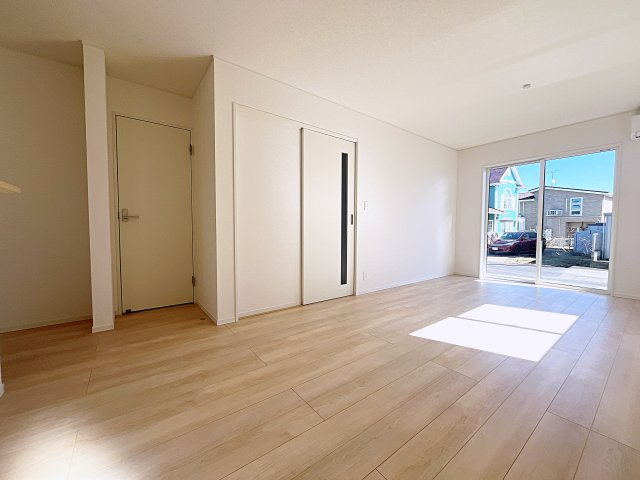 新築戸建・新築建売　伊達市南堀第1　伊達小・伊達中の前面道路含む現地写真