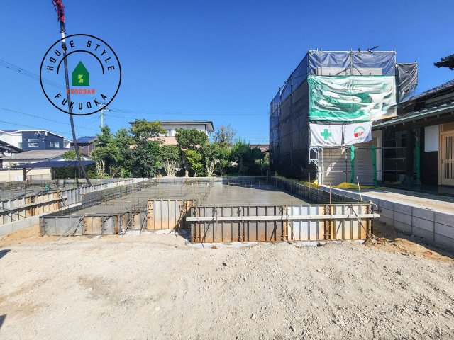 福津市西福間3丁目第1-2棟（2号棟）の外観|デザイン性のある外観です。