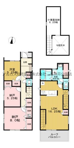 練馬区春日町５丁目　新築一戸建　都営大江戸線　練馬春日町の間取り