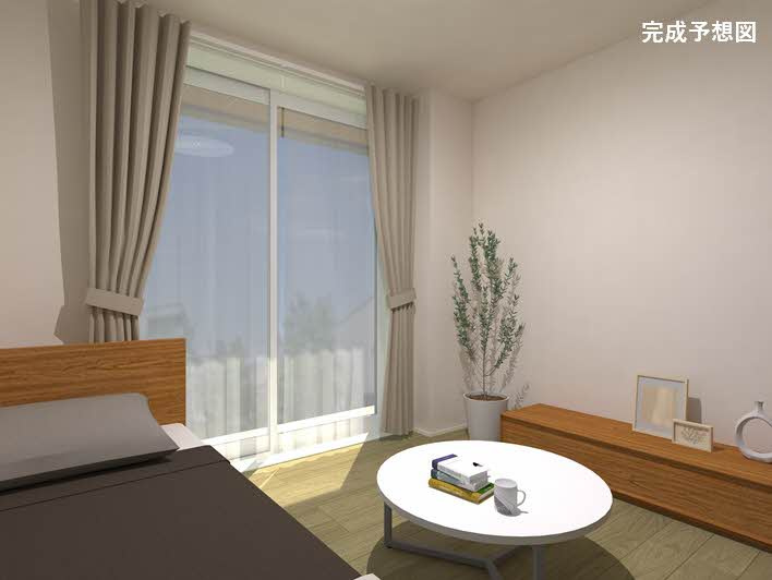 熊本市中央区南熊本１丁目の賃貸マンションの居間・リビング
