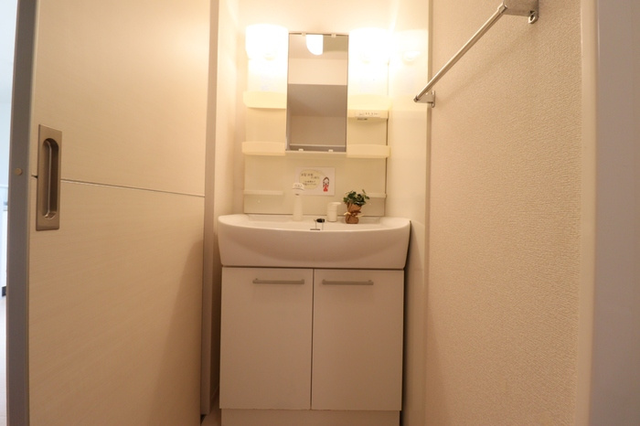 グランドメゾンBの洗面所|洗髪洗面化粧台