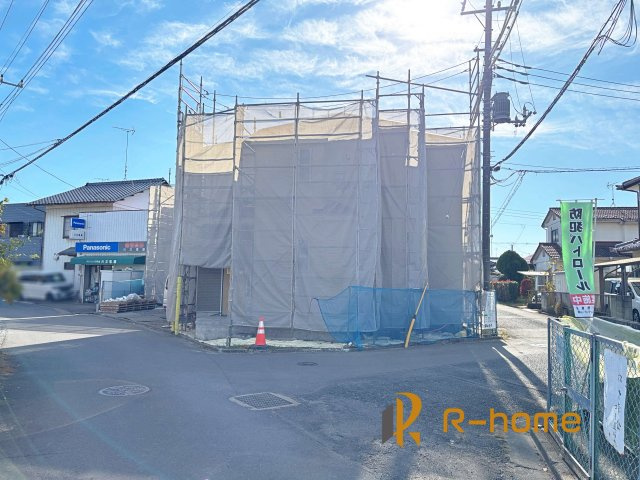 水戸市内原町　新築戸建て　A号棟の外観|ご予約を頂ければ、『平日』はもちろん『早朝』や『夜間』もご見学可能です♪お気軽にお申し付けください♪