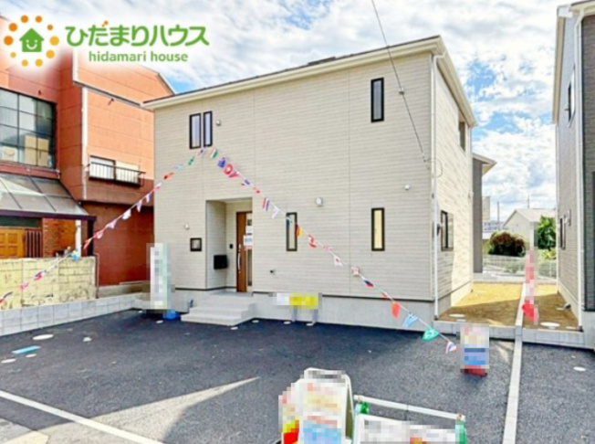 【外観】 | 水戸市西原第9　新築戸建　2号棟 | 明るい光が差し込む開放感あふれる住まいです。