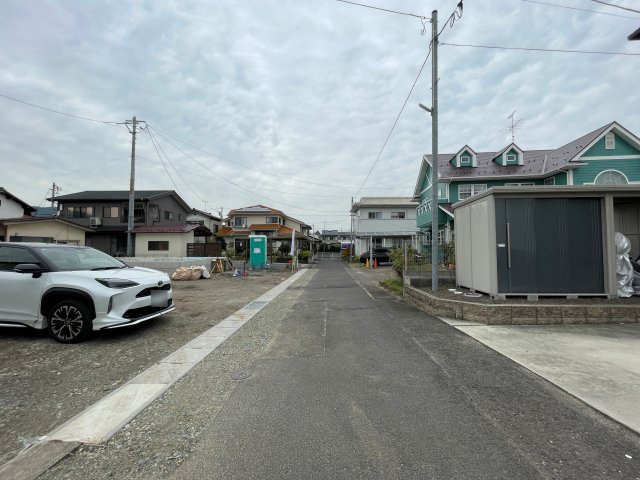 新築戸建・新築建売　伊達市南堀第1　伊達小・伊達中の前面道路含む現地写真