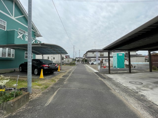 新築戸建・新築建売　伊達市南堀第1　伊達小・伊達中の前面道路含む現地写真