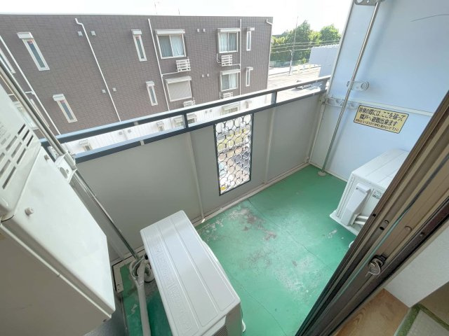 メゾンセピアCのバルコニー|※写真は別室です。