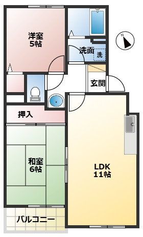 メゾンセピアCの間取り