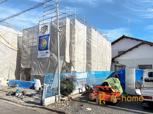 水戸市内原町　新築戸建て　B号棟の外観|ご予約を頂ければ、『平日』はもちろん『早朝』や『夜間』もご見学可能です♪お気軽にお申し付けください♪