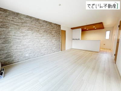 【居間・リビング】 | GRAFARE深谷市針ヶ谷　【平屋】新築住宅 | ≪2号棟≫
現地(2025年12月撮影)