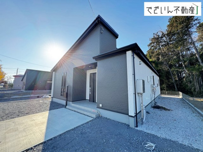 【前面道路含む現地写真】 | GRAFARE深谷市針ヶ谷　【平屋】新築住宅 | ≪2号棟≫
現地(2025年12月撮影)