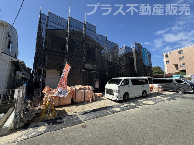 【外観】 | 糟屋郡宇美町障子岳南2丁目2期　1号棟（全2棟）【仲介手数料無料・0円】 | 現地写真。プラス不動産販売なら、現場の全ての棟をまとめてご見学頂けます。