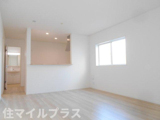 【居間・リビング】 | 郡山市富久山町福原新築一戸建て8棟 | 使いやすいリビングです