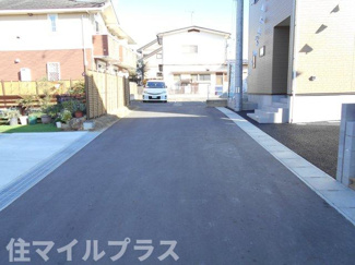 【前面道路含む現地写真】 | 郡山市富久山町福原新築一戸建て8棟 | 前面道路含む現地写真です