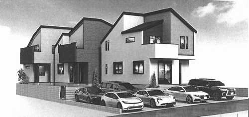 横浜市港南区日限山1丁目Ⅴ　新築戸建全3棟　3号棟の外観