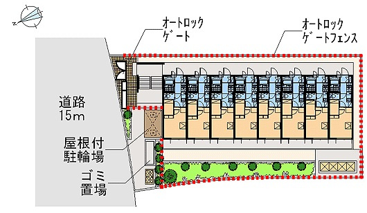 ラピスの区画図