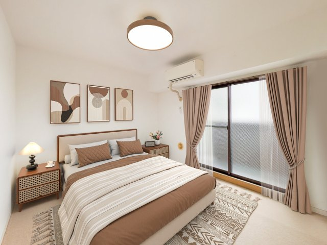 グランドメゾン神戸本山の洋室|マンション内ゴミステーション