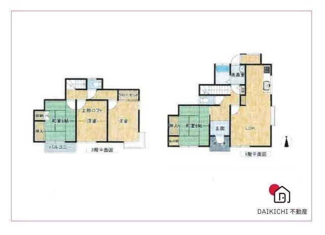 【間取り】 | 寄居町大字露梨子　中古戸建