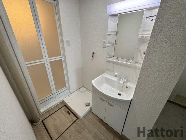 西田ハイツの独立洗面台