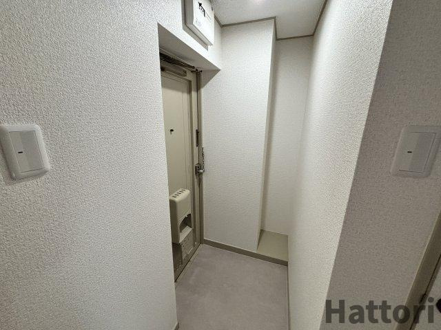 西田ハイツの玄関