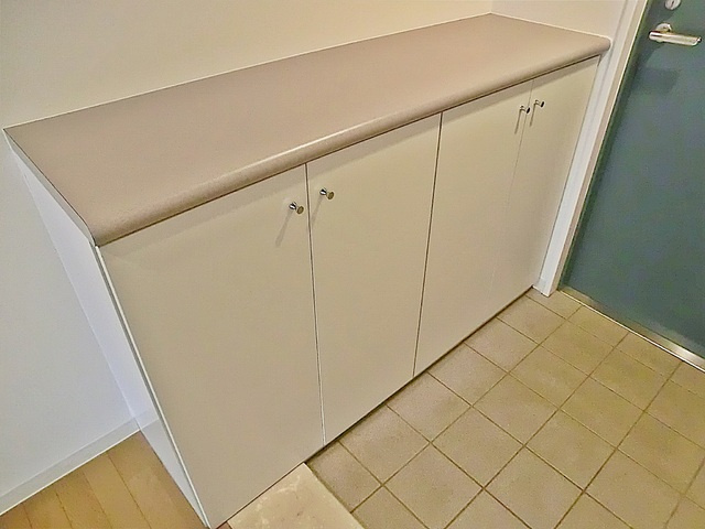 ＬＡＮＡＩ　ＣＯＵＲＴ　２５の玄関|下駄箱です。